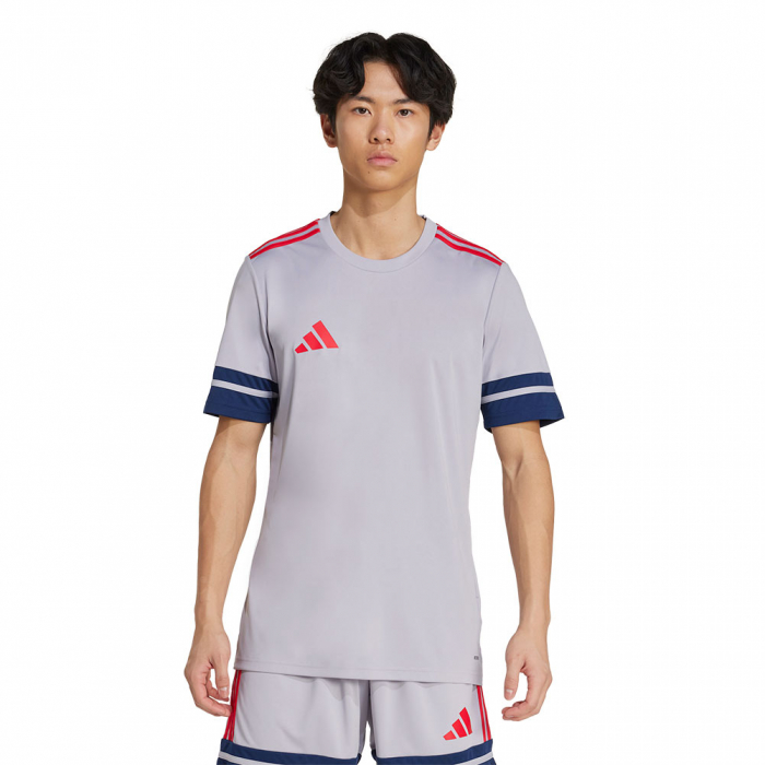 JP3410 adidas Squadra 25 SS GK Jersey Grey / Navy / Ruby