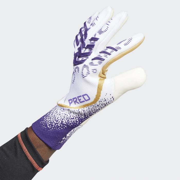 adidas Predator Pro Road to Glory Goalkeeper Gloves white plum gold