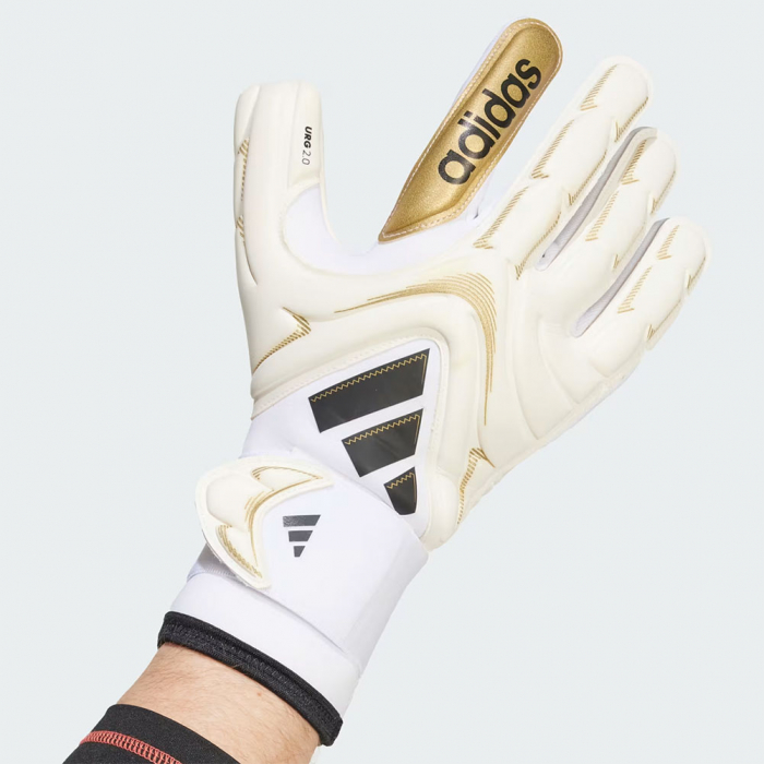 adidas Copa GL Pro ROAD TO GLORY Goalkeeper Gloves white / gold