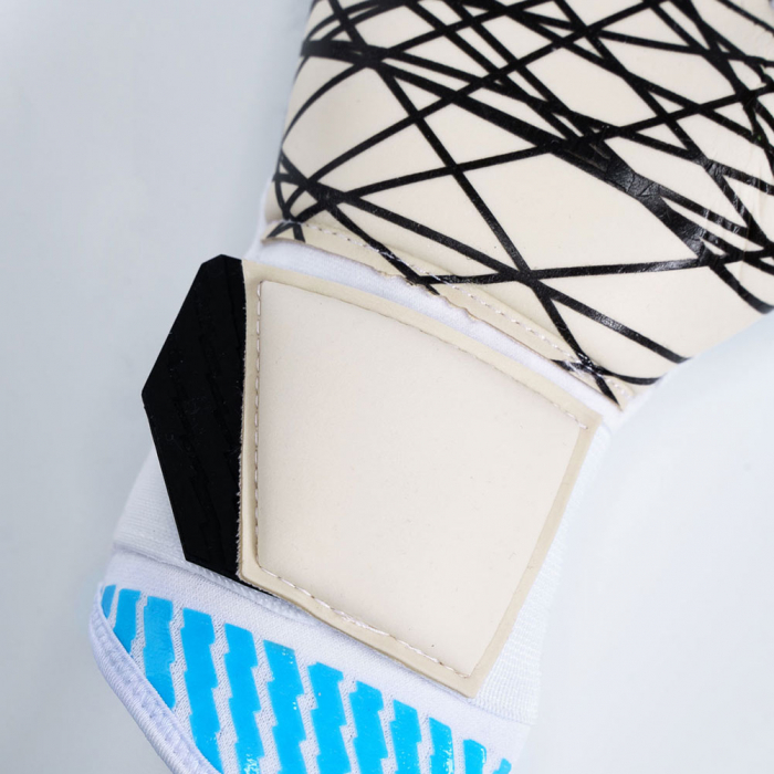 101137201 Uhlsport CYBERTEC ULTRAGRIP Goalkeeper Gloves white/cyan