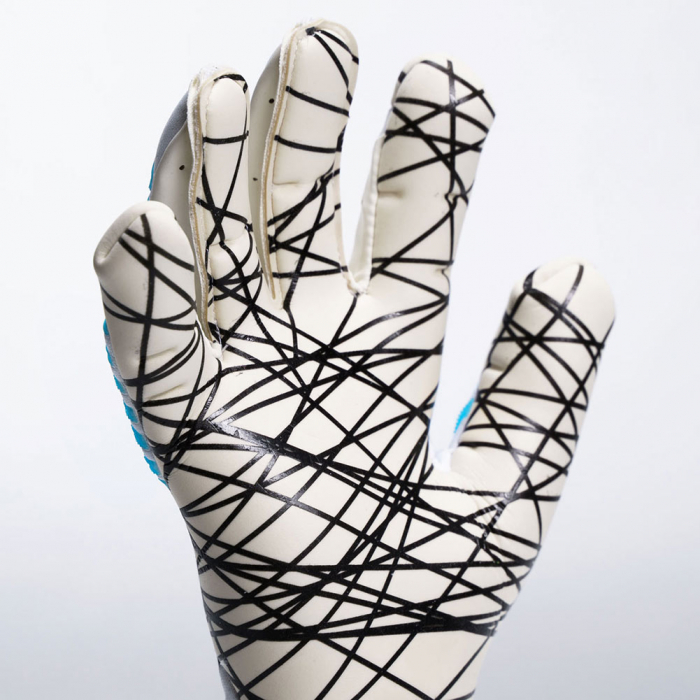 101137201 Uhlsport CYBERTEC ULTRAGRIP Goalkeeper Gloves white/cyan