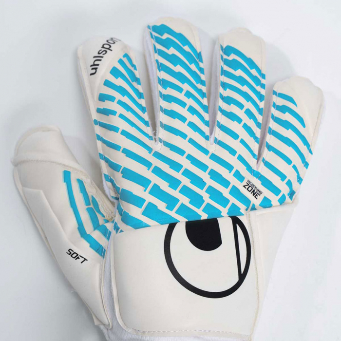 101138201 Uhlsport CYBERTEC SOFT FLEX FRAME Goalkeeper Gloves white/cy