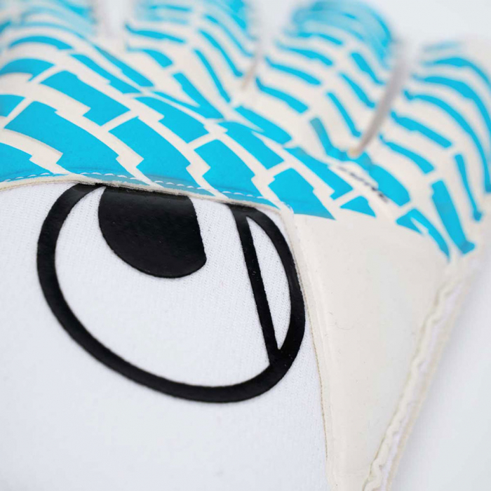 101138301 Uhlsport CYBERTEC SOFT PRO Goalkeeper Gloves white/cyan