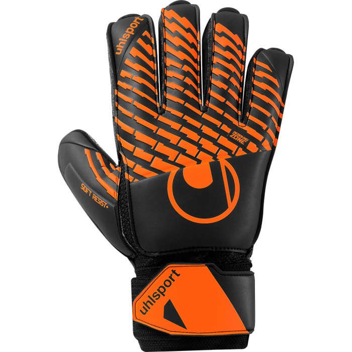 101138901 Uhlsport Soft Resist Flex Frame Goalkeeper Gloves black/oran