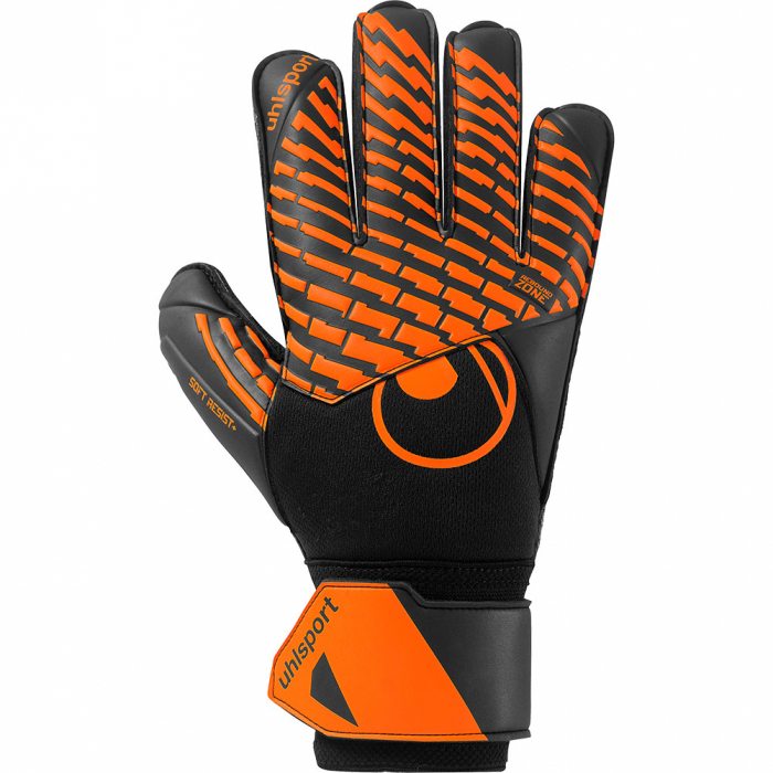 101139001 Uhlsport Soft Resist Goalkeeper Gloves black/orange