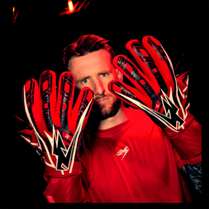 Kaliaaer ShokLock Negative (Removable Protection) Goalkeeper Gloves At