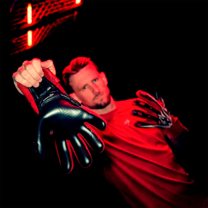 Kaliaaer ShokLock Negative (Removable Protection) Goalkeeper Gloves At