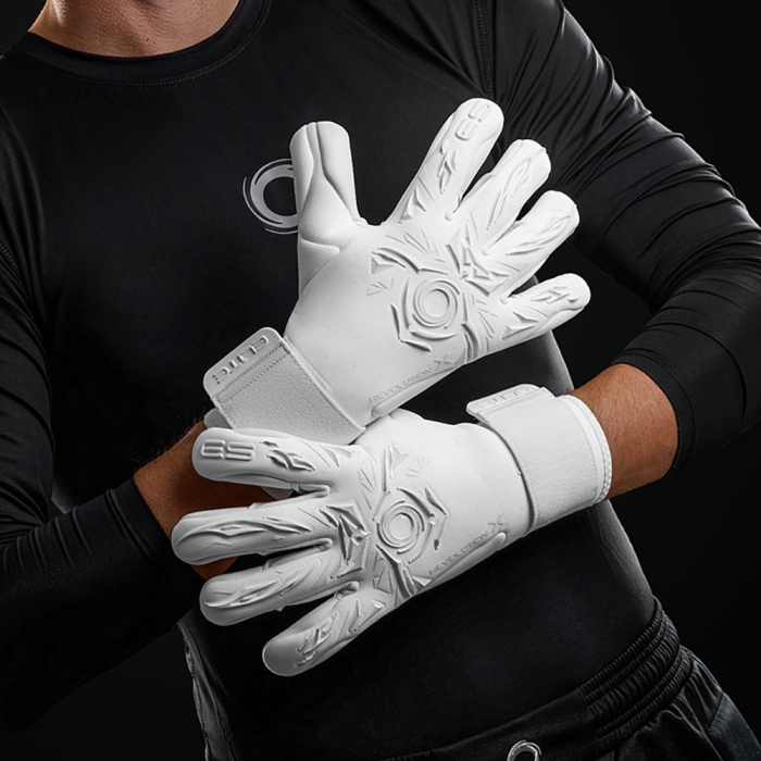 EL4WJ Elite NEO REVOLUTION X Junior Goalkeeper Gloves White