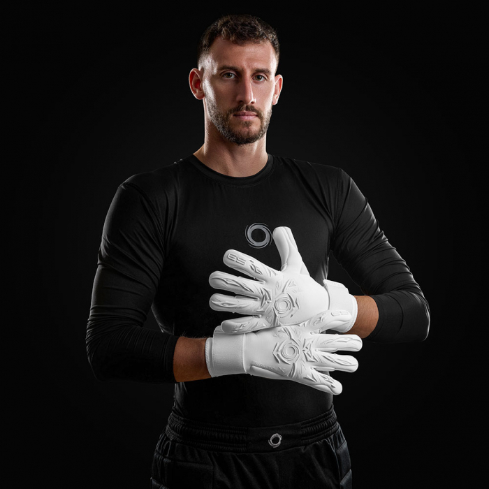 EL4WJ Elite NEO REVOLUTION X Junior Goalkeeper Gloves White