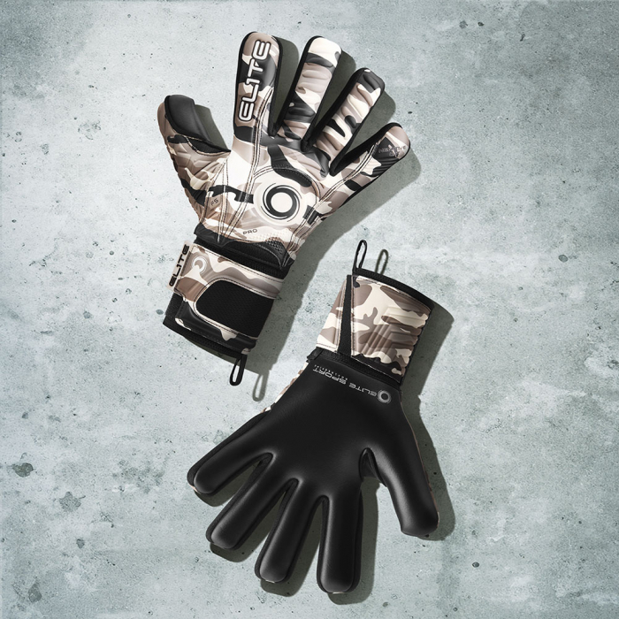 EL4CB Elite COMBAT PROTECTION Goalkeeper Gloves Camouflage