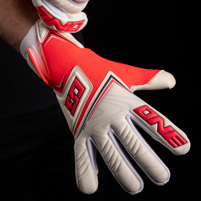 NE NXT Pro Doubters VTX Vortex Goalkeeper Gloves Coral Combustion