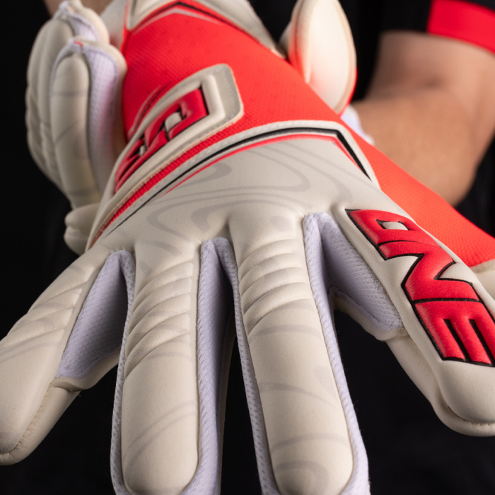 NE NXT Pro Doubters VTX Vortex Goalkeeper Gloves Coral Combustion