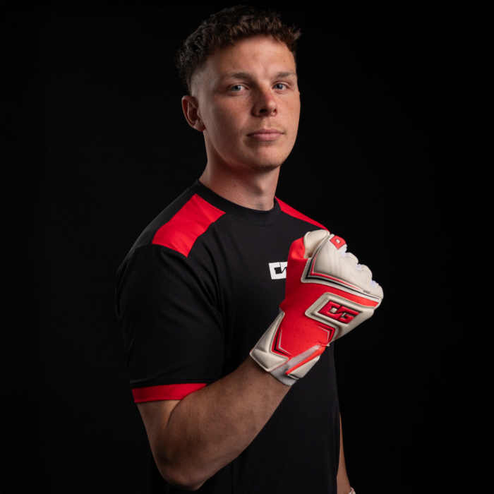 NE NXT Pro Doubters VTX Vortex Goalkeeper Gloves Coral Combustion