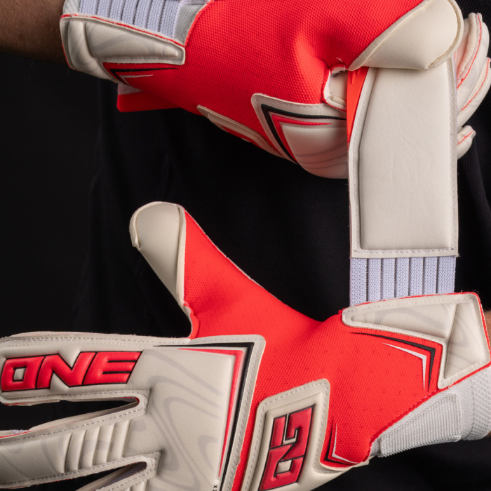 ONE NXT Pro Doubters HYLA Goalkeeper Gloves Coral Combustion