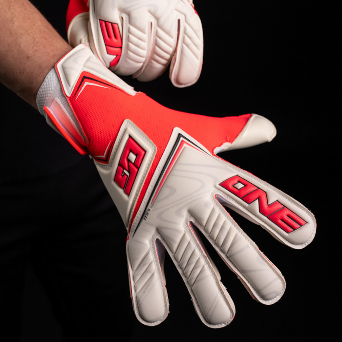 ONE NXT Pro Doubters HYLA Goalkeeper Gloves Coral Combustion