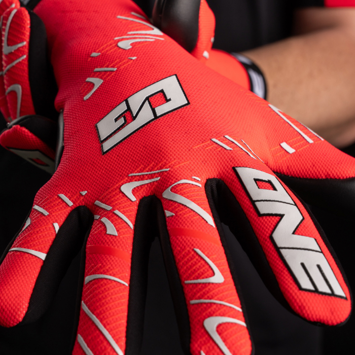 ONE OG1 Doubters Negative Goalkeeper Gloves coral combustion