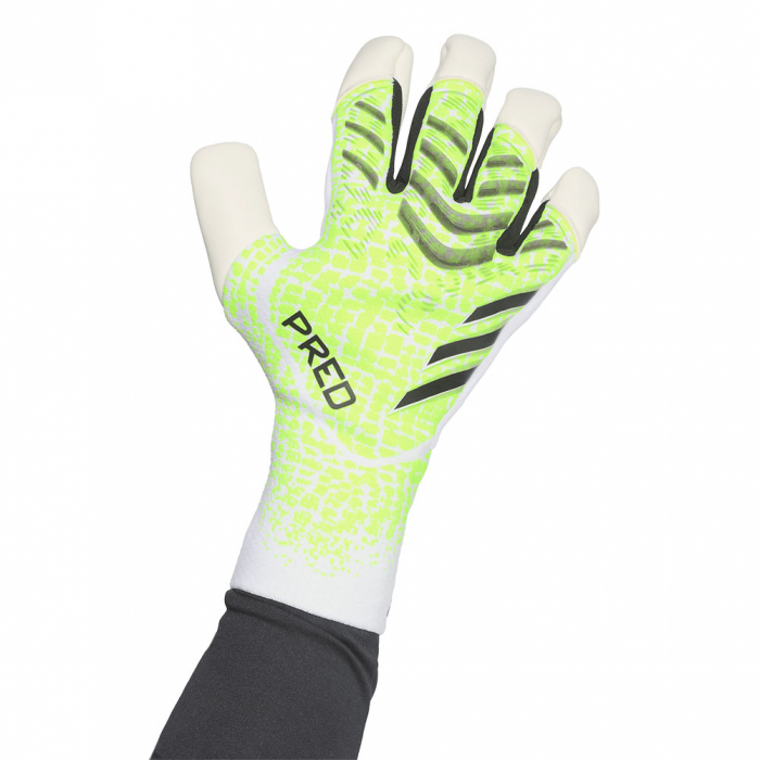 JN5365 adidas Predator Pro Hybrid Radiant Blaze Goalkeeper Gloves Luci