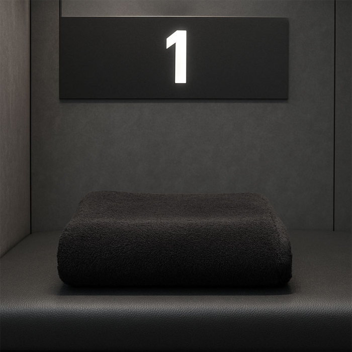 TC35 Keeper iD Custom GK Bath Towel (Black)