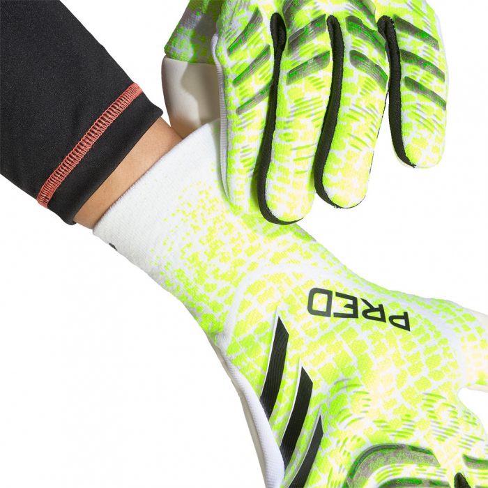 JJ3532 adidas Predator Pro Radiant Blaze Goalkeeper Gloves Lucid Lemon