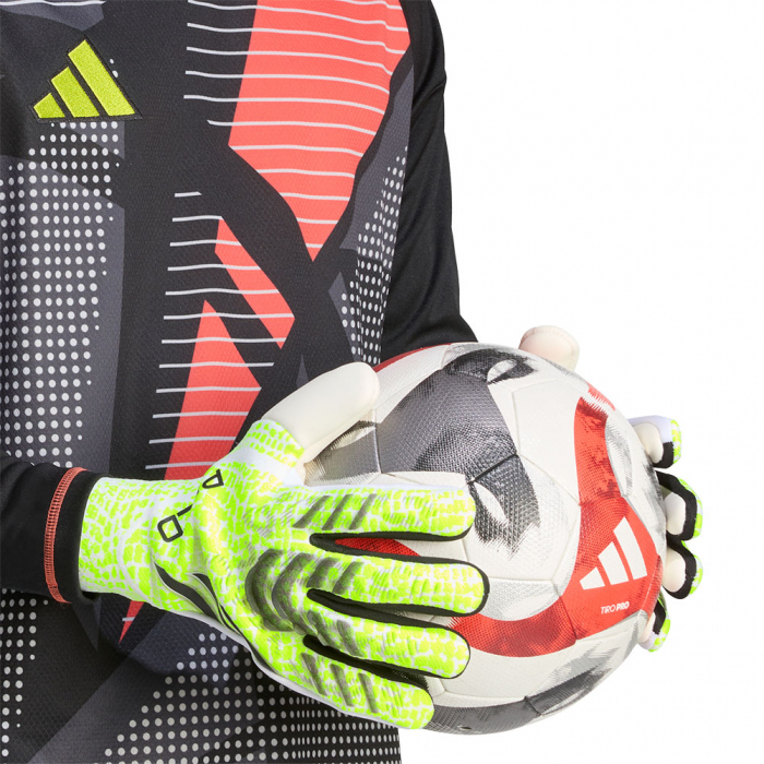 JJ3532 adidas Predator Pro Radiant Blaze Goalkeeper Gloves Lucid Lemon