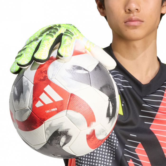 adidas Predator Pro Radiant Blaze Junior Goalkeeper Gloves Lucid Lemon