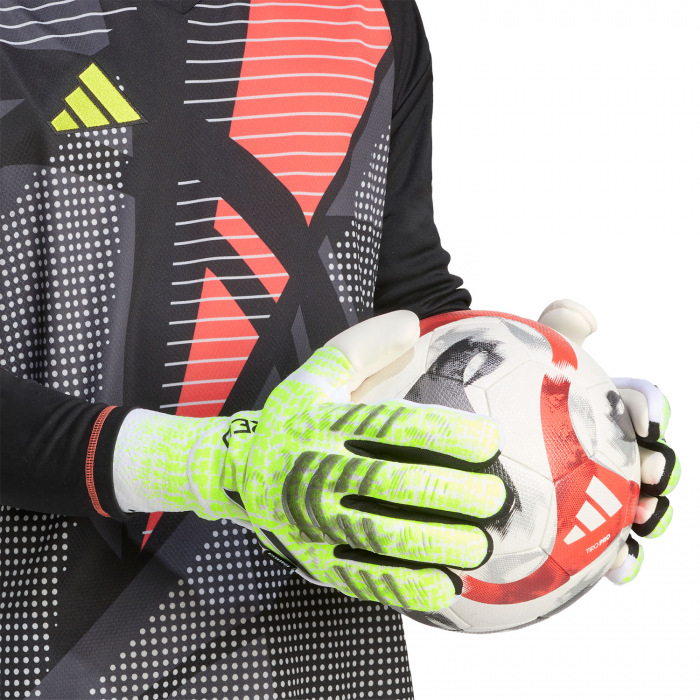 JN5354 adidas Predator Pro Fingersave Radiant Blaze Goalkeeper Gloves 