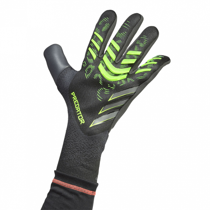 adidas Predator Pro Electric Stealth Junior Goalkeeper Gloves Carbon