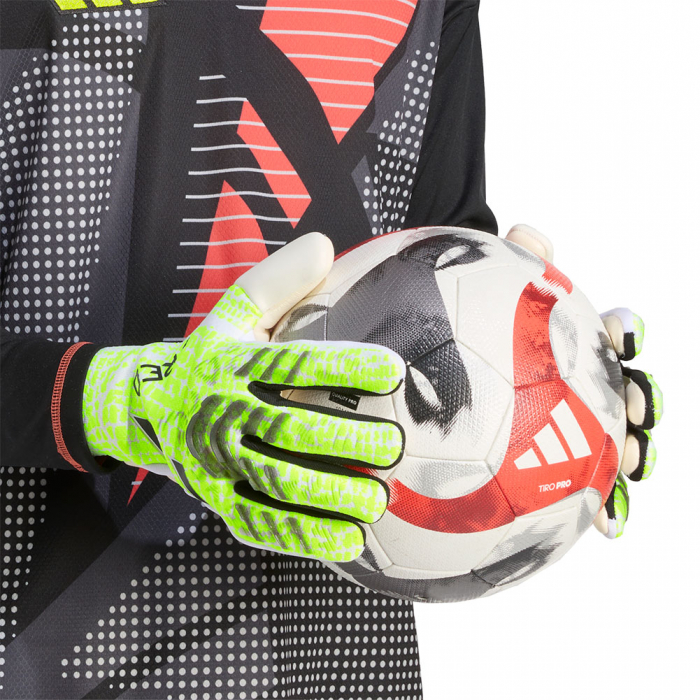 JN5358 adidas Predator Pro Radiant Blaze PROMO Goalkeeper Gloves Lucid