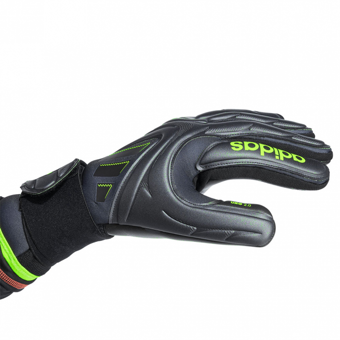 JN5335 adidas Copa Pro Electric Stealth Goalkeeper Gloves Carbon Lucid