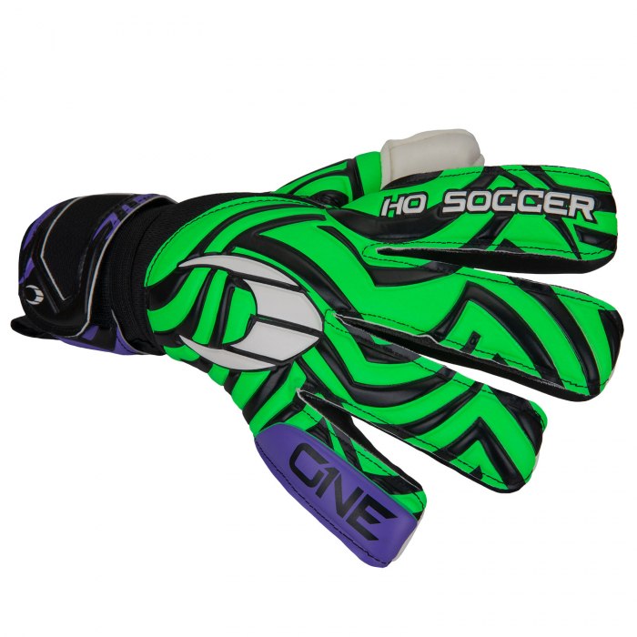 515215 HO SOCCER ONE Colour Blast Negative Goalkeeper Gloves Fluo Gree