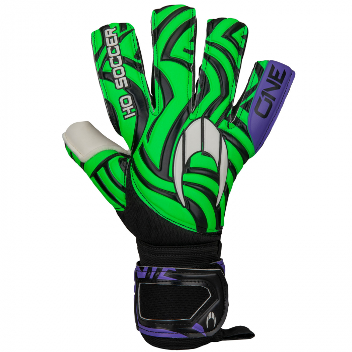 515215 HO SOCCER ONE Colour Blast Negative Goalkeeper Gloves Fluo Gree