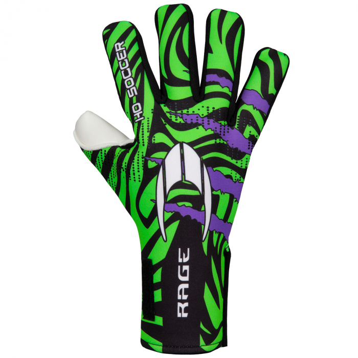 HO SOCCER Rage Colour Blast Negative Junior Goalkeeper Gloves Fluo Gre
