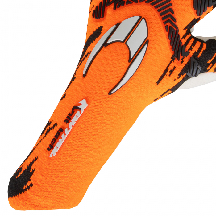 520471J HO Soccer Kontrol Knit Tech Junior Goalkeeper Gloves Orange/Bl