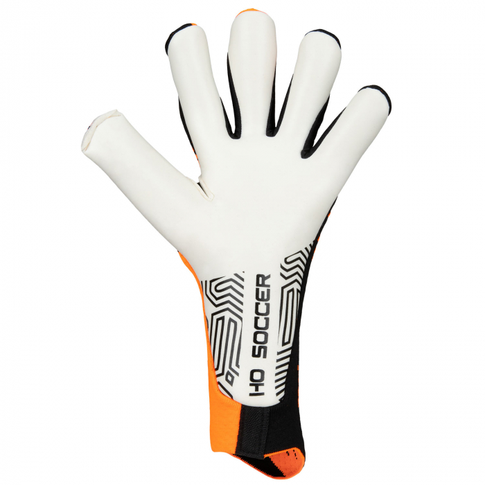520471J HO Soccer Kontrol Knit Tech Junior Goalkeeper Gloves Orange/Bl