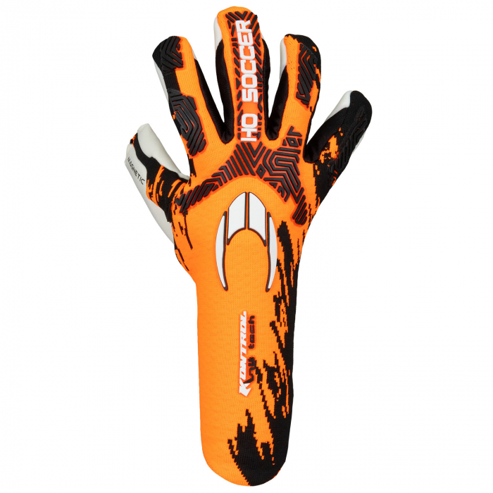 520471J HO Soccer Kontrol Knit Tech Junior Goalkeeper Gloves Orange/Bl