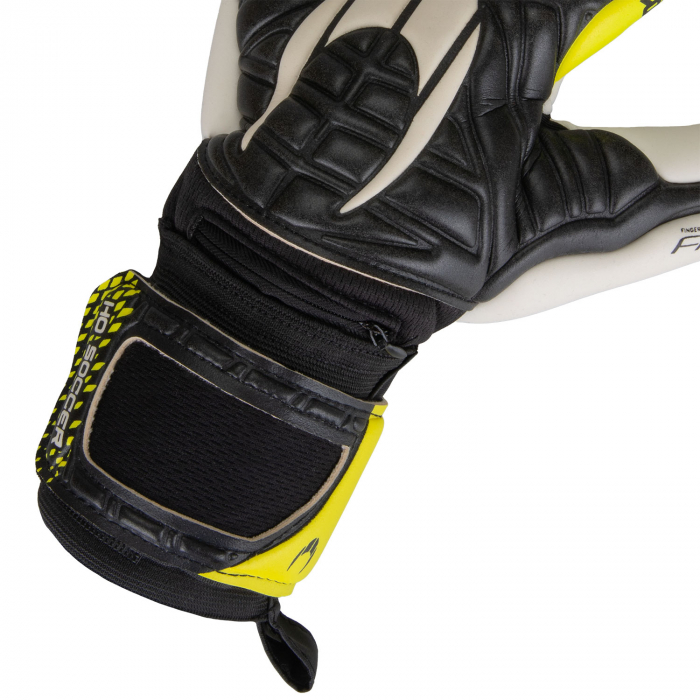520474 HO Soccer Guerrero Negative Protek Aqua Goalkeeper Gloves Black