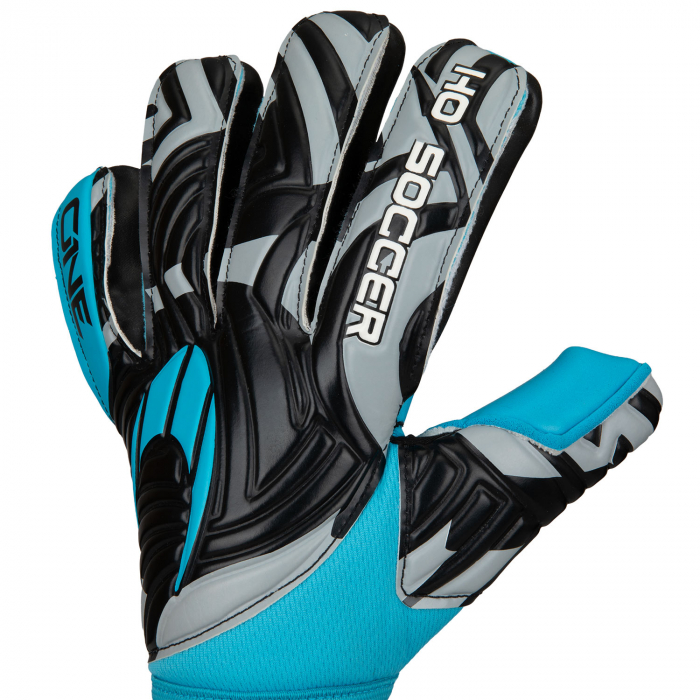 520484 HO Soccer One Negative Goalkeeper Gloves Blue