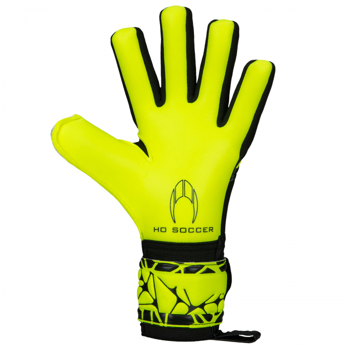 520489 HO Soccer Aerial III Negative Goalkeeper Gloves Black / Lime