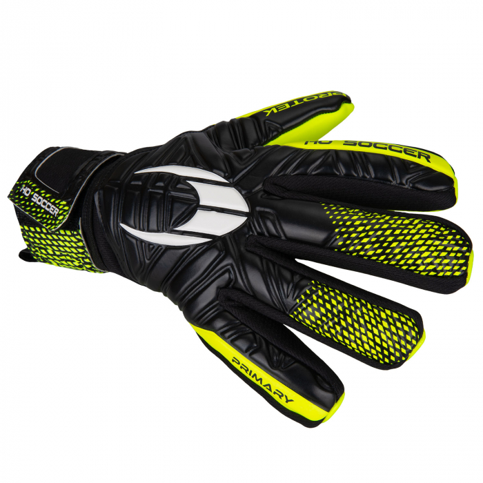 520492 HO Soccer Primary Protek Neg (Astro) Goalkeeper Gloves Black/Fl