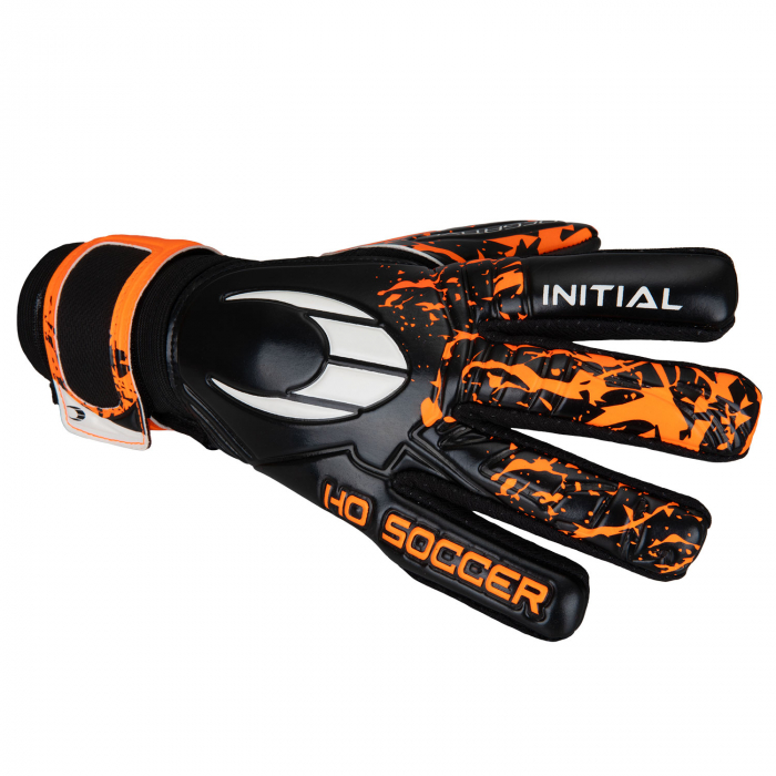 520493J HO Soccer INITIAL Negative Junior Goalkeeper Gloves black/oran