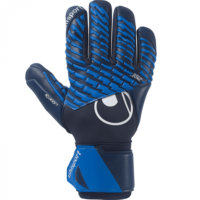 101138601 Uhlsport CyberTec AquaSOFT HN Goalkeeper Gloves Blue
