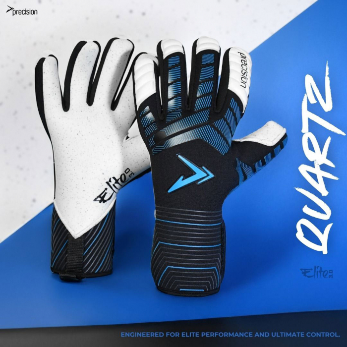 PRG845 Precision GK Elite 3.0 Quartz Goalkeeper Gloves Black