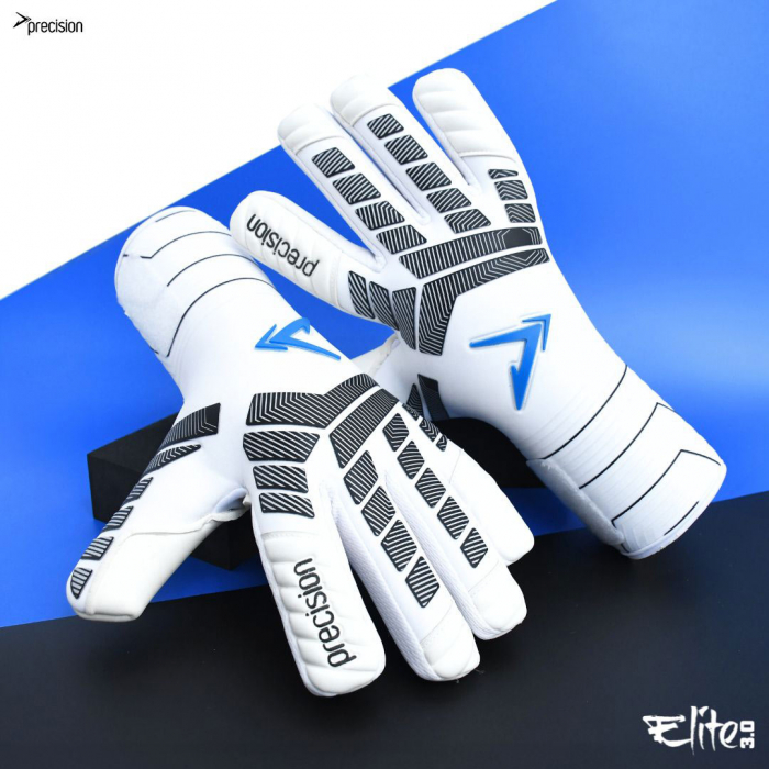 PRG842 Precision GK Elite 3.0 Contact Junior Goalkeeper Gloves White