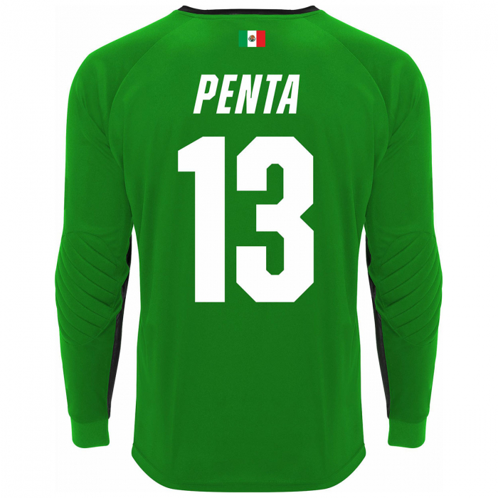 0413-22602J Keeper iD Padded Goalkeeper Jersey Junior Green/Black