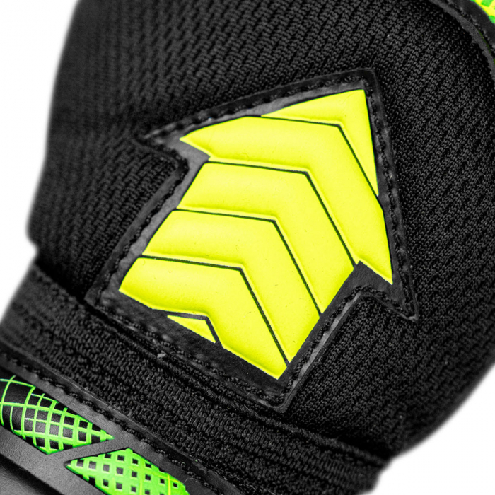 55622647052 Reusch Attrakt AB1 Silver Junior Goalkeeper Gloves black/y