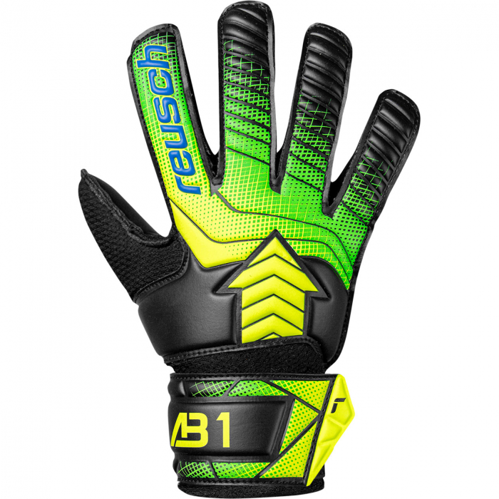 55625647052 Reusch Attrakt AB1 Solid Junior Goalkeeper Gloves black/ye