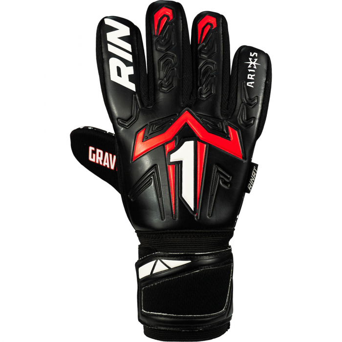 Rinat ARIES X GRAVITY Junior Goalkeeper Gloves Black