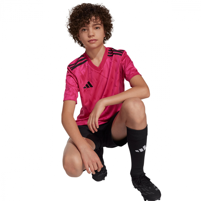 JJ1959 adidas ICON 25 SS Junior GK Jersey Real Magenta