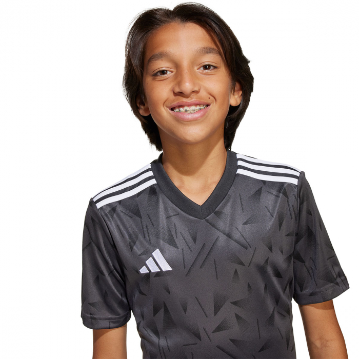 JJ1954 adidas ICON 25 SS Junior GK Jersey Team Black