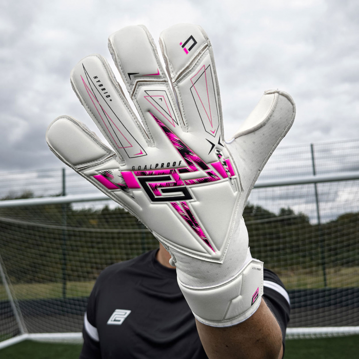 Keeper iD Goalproof POWER 1.0 Surround + Goalkeeper Gloves White / Pow